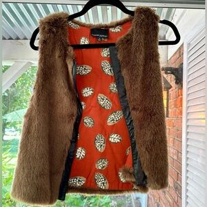 Cynthia Rowley Faux Fur Vest